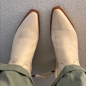 Tecovas Bone Ankle Boots All Leather Handmade